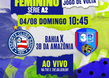 Bahia x 3B decidem Brasileirão Feminino A2 na TVE