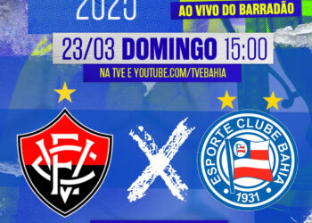 Ba-Vi na grande final do Baianão neste domingo na TVE