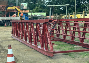 VIABAHIA segue com obras da passarela no KM 539 da BR-324