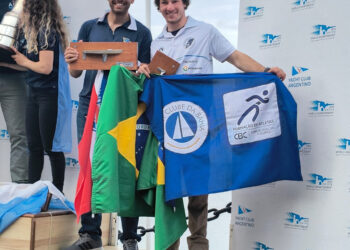 Velejadores do Yacht Clube da Bahia são bronze no Mundial de Snipe, na Argentina
