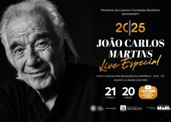 João Carlos Martins apresenta live com a Bachiana Filarmônica SESI-SP e repertório especial