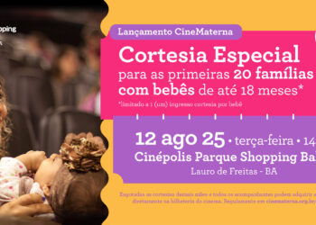 CineMaterna estreia em Lauro de Freitas na Bahia, com sessões de cinema acolhedoras para mães e bebês