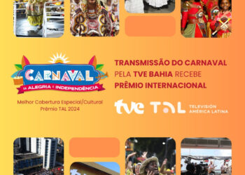 TVE vence premiação internacional com cobertura do Carnaval 2024