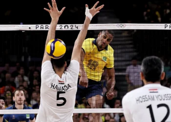 Brasil vence Egito e se classifica para as quartas de final no vôlei masculino