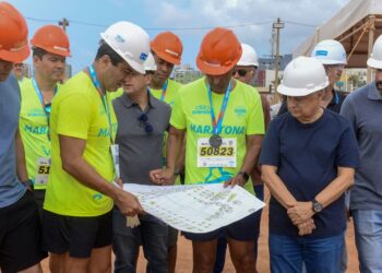 Prefeito Bruno Reis realiza vistoria nas obras da Arena Multiuso, na Boca do Rio