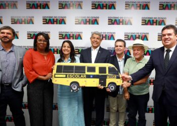 Estado entrega veículos para a saúde e ônibus escolar para o município de Iramaia