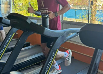 Com quatro meses de tratamento após cirurgia no joelho, Jonatan Lucca mostra significativa evolução ao voltar a correr