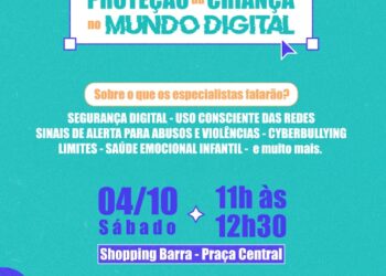 Prefeitura promove workshop sobre proteção da infância no ambiente digital no próximo sábado (4)