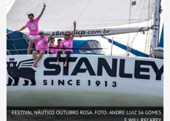II Festival Náutico Outubro Rosa vai colorir em rosa as águas da Baía de Todos-os-Santos no próximo dia 25