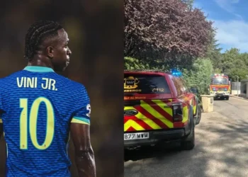 Incêndio atinge casa do atacante Vinícius Jr. em Madri