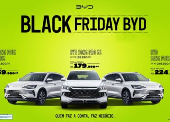 BYD anuncia campanha oficial de Black Friday com descontos que chegam a quase R$ 40 mil