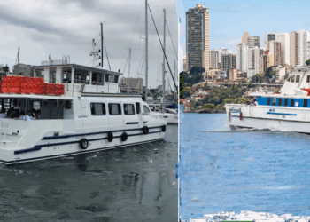 Ligação marítima entre Salvador e Morro de São Paulo  tem movimento intenso neste domingo de sol