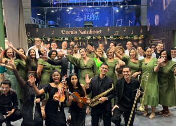 Tradicionais corais musicais se apresentam a partir desta terça-feira (2) no Natal do Shopping Barra