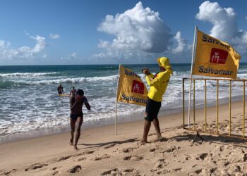 Salvamar realiza prova de natação em águas abertas para celebrar Dia do Salva-Vidas