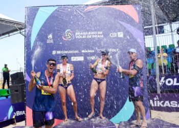 Talita/Taiana e George/Saymon conquistam o ouro e encerram temporada 2025 do Circuito Brasileiro de Vôlei de Praia em Fortaleza