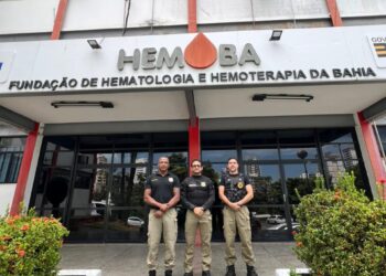 Campanha mobiliza guardas portuários para reforçar estoque de sangue na Hemoba