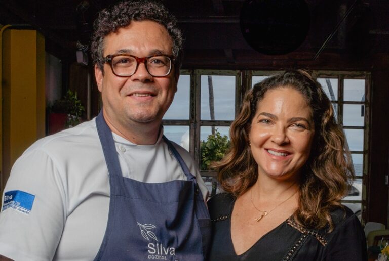 Chef Ricardo Silva e Luciana Mastique - Foto Gabriel Brawne
