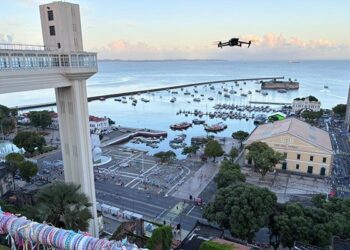 Prefeitura de Salvador inova no monitoramento aéreo avançado durante a Lavagem do Bonfim