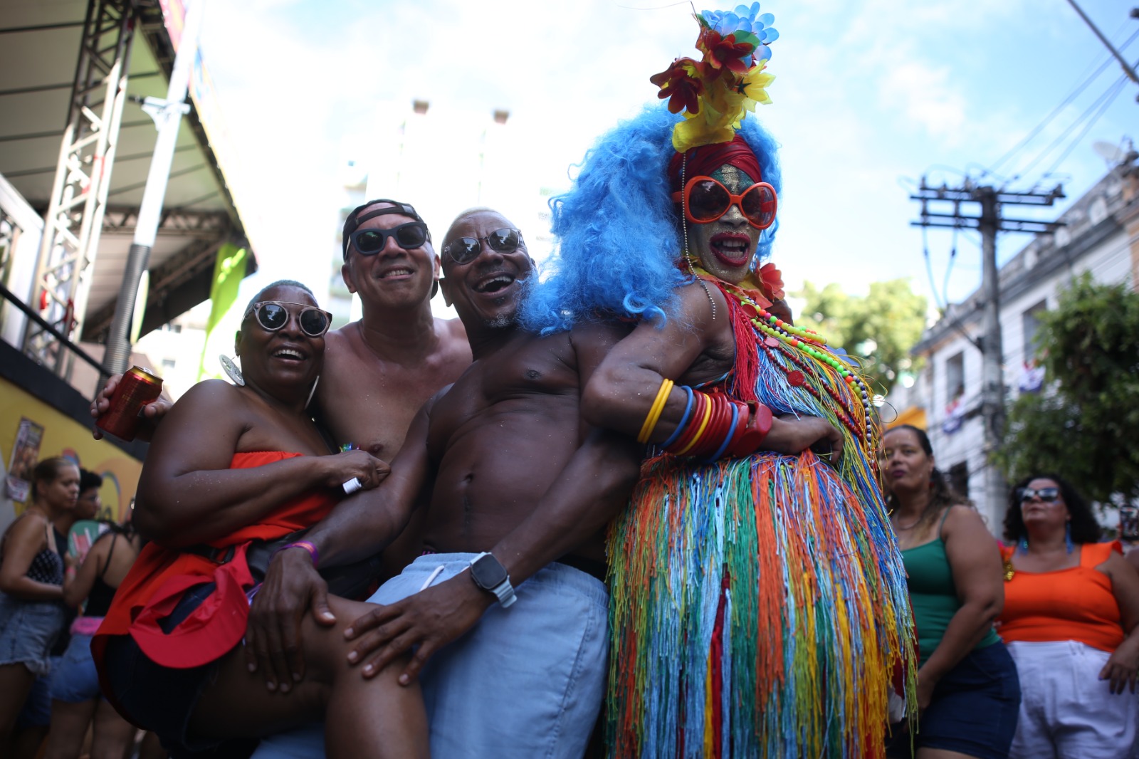 “Ficamos um pouquinho tristes, mas valeu muito a pena”, afirma folião sobre o fim do Carnaval