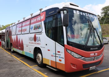 Hemóvel chega ao Centro Administrativo para doação de sangue nesta terça