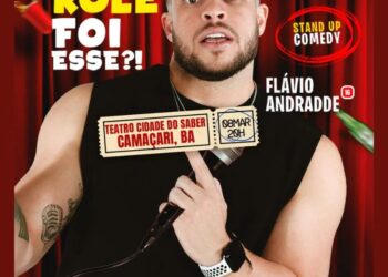 Comediante Flávio Andrade chega a Camaçari com o show Que Rolê Foi Esse?!