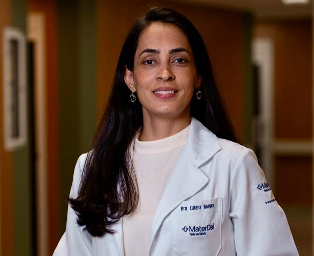 Hematologista Liliana Borges, coordenadora do serviço de hematologia do Hospital Mater Dei Salvador