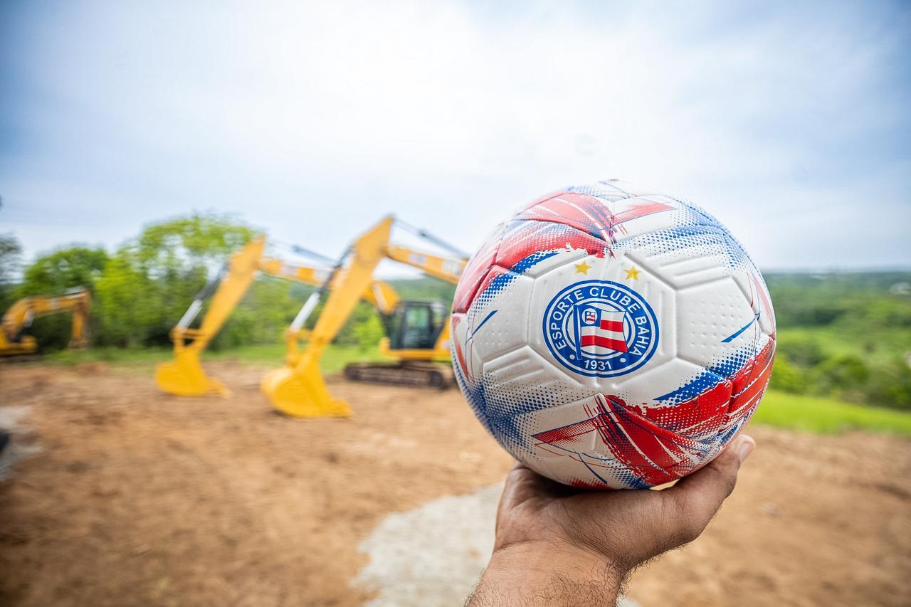 Grupo City lança pedra fundamental do novo CT do Bahia em Abrantes e coloca Camaçari na rota dos investimentos esportivos