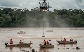 Manaus: helicóptero e sonares reforçam buscas por vítimas de naufrágio