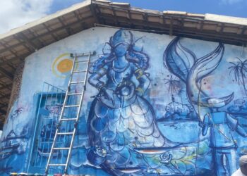 Festa de Iemanjá: Rio Vermelho ganha murais de grafite em homenagem a orixá da água salgada