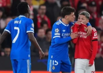 Prestianni é supenso preventivamente pela UEFA após acusação de racismo contra Vinicius Junior