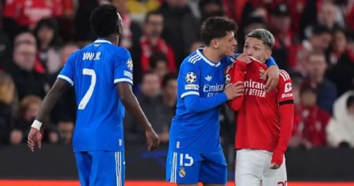 Prestianni é supenso preventivamente pela UEFA após acusação de racismo contra Vinicius Junior