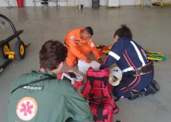 Parceria entre CBMBA e Samu garante equipe médica 24h na base aérea durante o Carnaval 2026