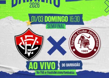 Vitória e Jacuipense decidem vaga para a final do Baianão neste domingo na TVE