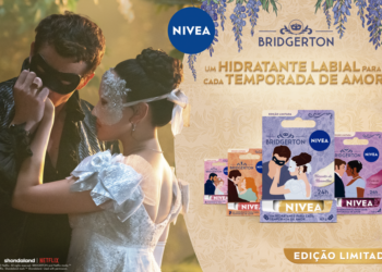 NIVEA lança collab inédita de hidratantes labiais inspirada em Bridgerton, série sucesso da Netflix