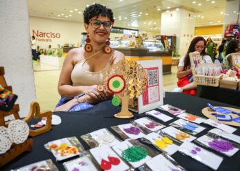 Com novo nome, feira de crochê e macramê acontece em shopping de Salvador até o dia 28 de março