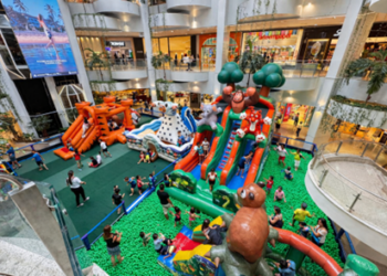 Arena da Diversão chega ao Shopping Barra para fazer a festa da criançada