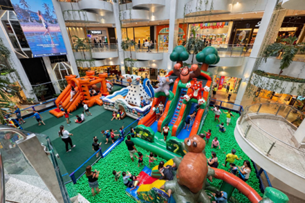 Arena da Diversão chega ao Shopping Barra para fazer a festa da criançada