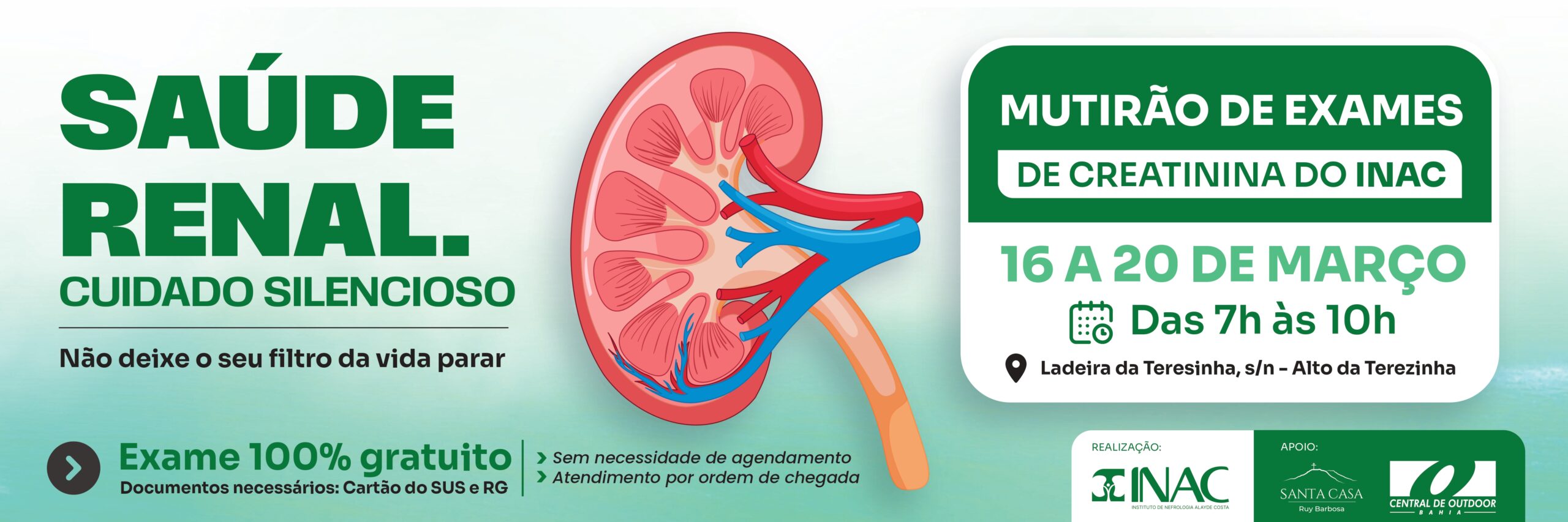 Central de Outdoor Seccional Bahia apoia ações de saúde e solidariedade em Salvador