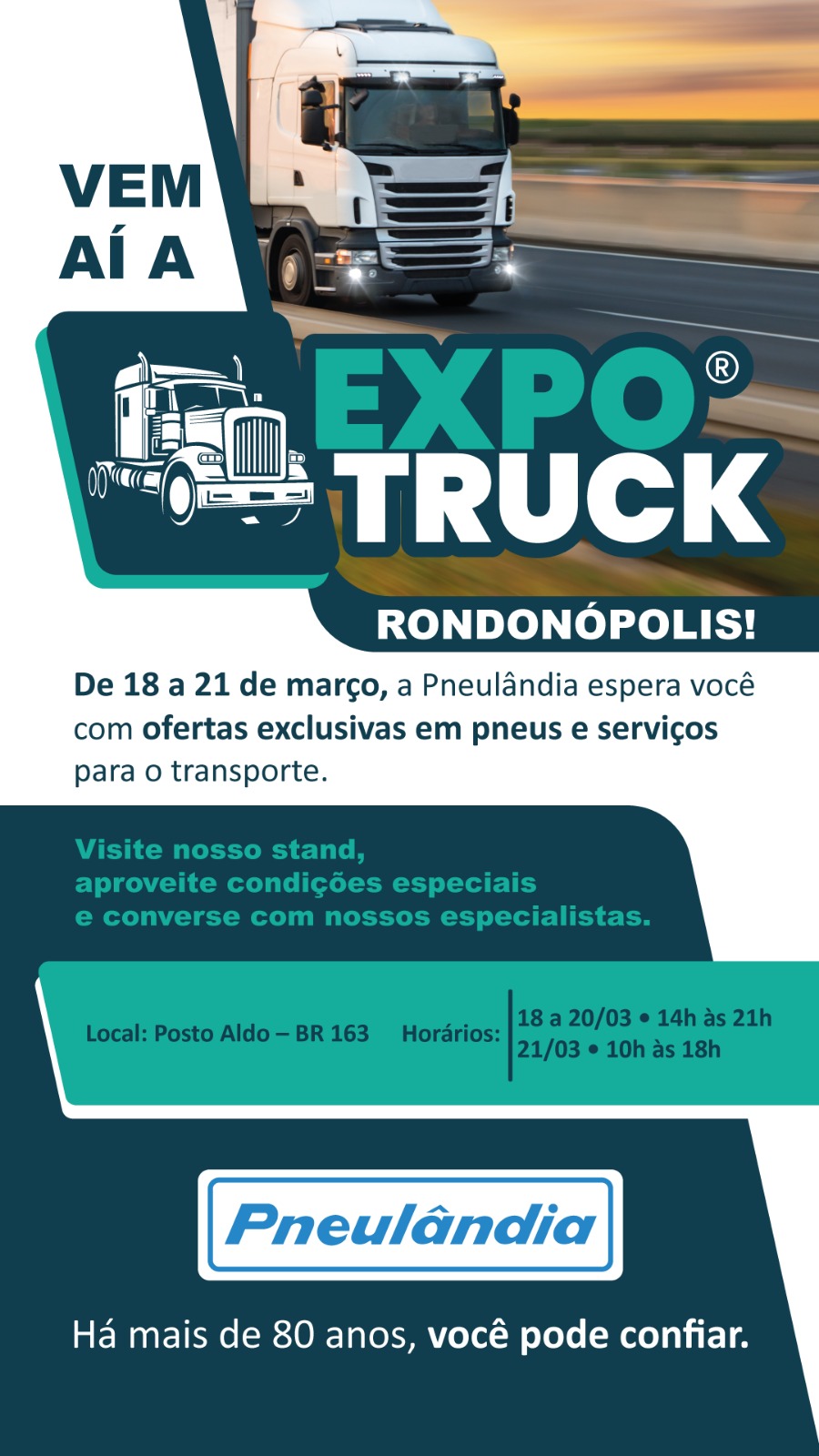 Expo Truck reúne transportadores em Rondonópolis e destaca soluções para o setor de cargas