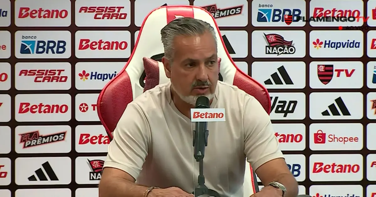 Diretor do Flamengo, José Boto detalha razões para demissão de Filipe Luis: “Fiz o diagnóstico e dei a solução”