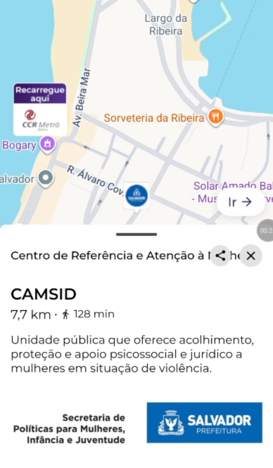 Salvador integra rede de apoio às mulheres ao aplicativo de transporte Cittamobi