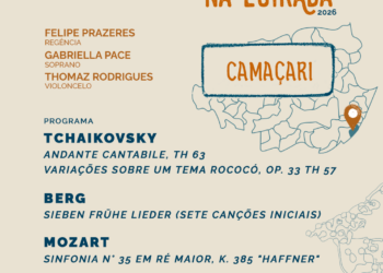 Orquestra Sinfônica da Bahia se apresenta no Teatro Cidade do Saber, em Camaçari, no dia 11 de abril