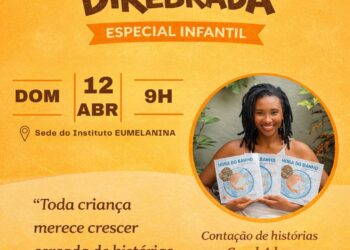 Instituto EUMELANINA realiza edição especial infantil do Literatura Dikebrada em celebração ao Dia Internacional do Livro Infantil (2 de abril)