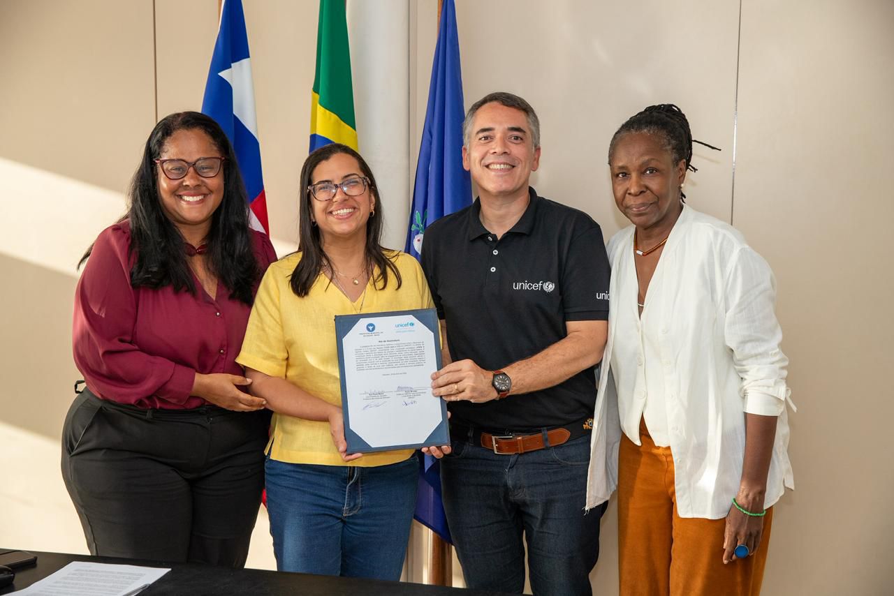 Prefeitura renova parceria com o UNICEF e fortalece agenda de proteção a crianças e adolescentes