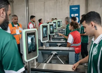 Reconhecimento facial amplia público nos estádios e reforça segurança