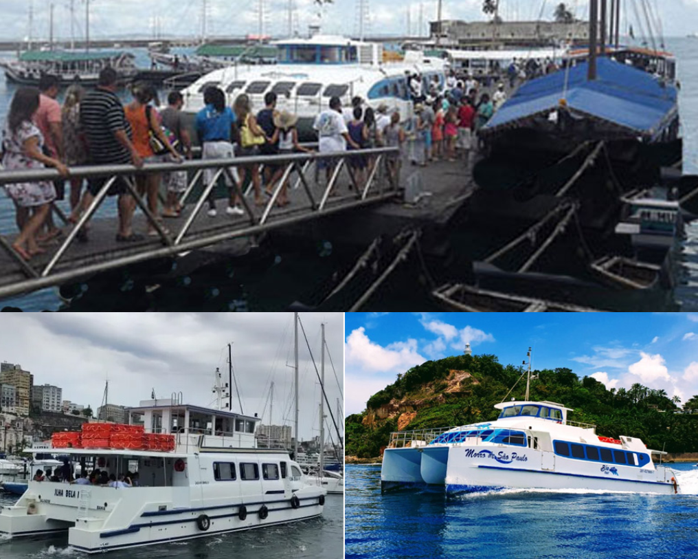 Catamarãs entre Salvador e Morro de São Paulo operam com lotação máxima nesta quinta-feira (2)