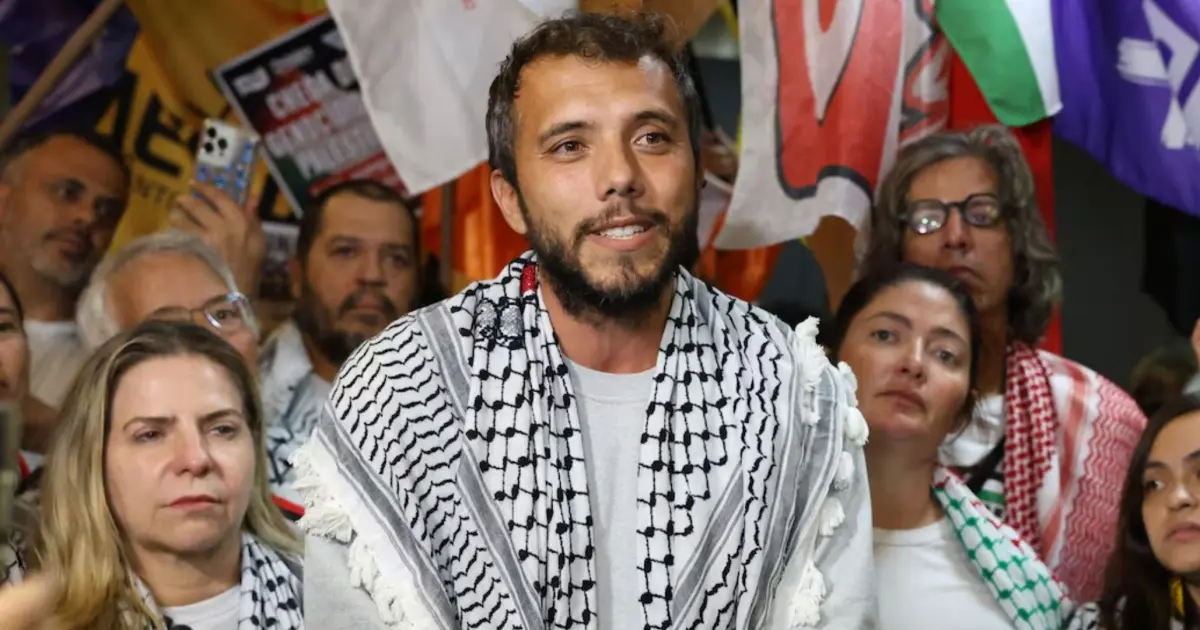 Israel libertará o ativista brasileiro Thiago Ávila neste sábado, diz ONG