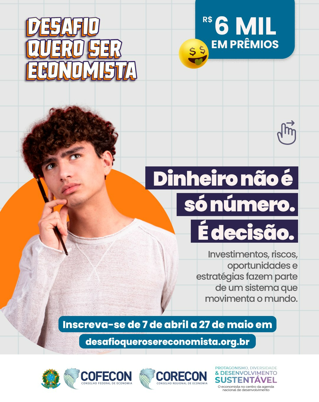 Estudantes da rede estadual da Bahia podem participar de desafio nacional sobre Economia