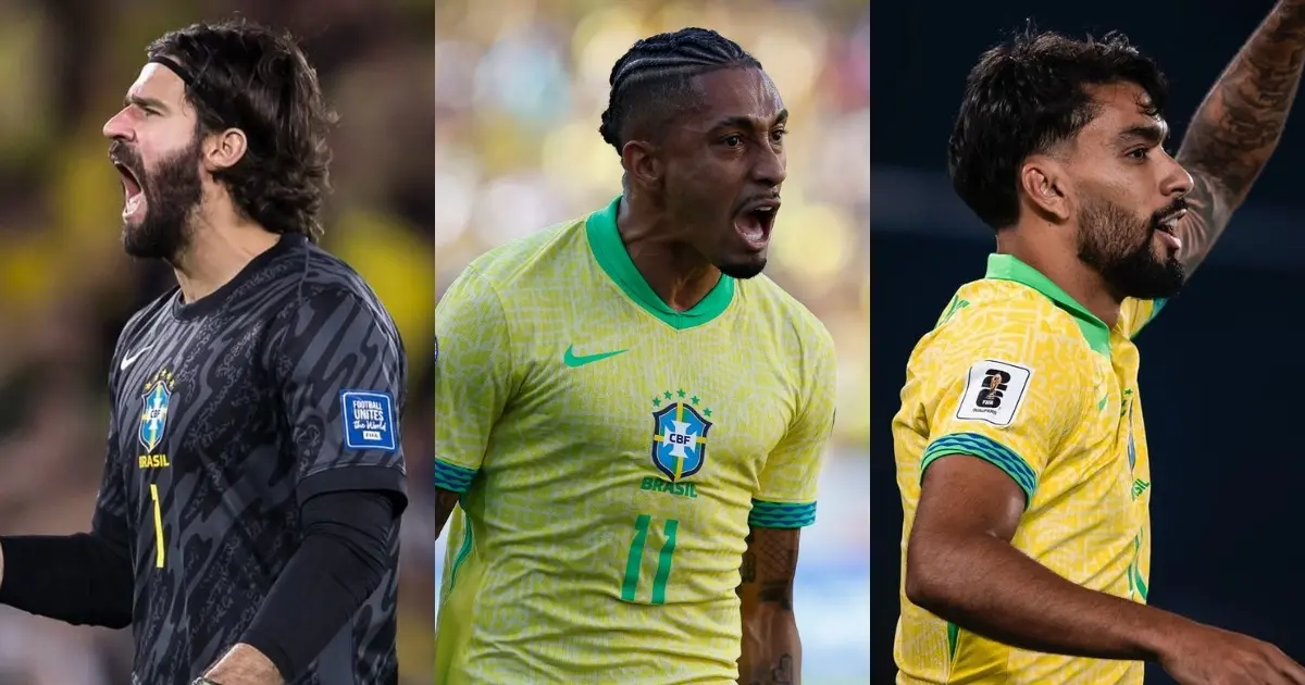 Seleção Brasileira: Ancelotti recebe boas notícias com retornos de Raphinha, Alisson e Paquetá