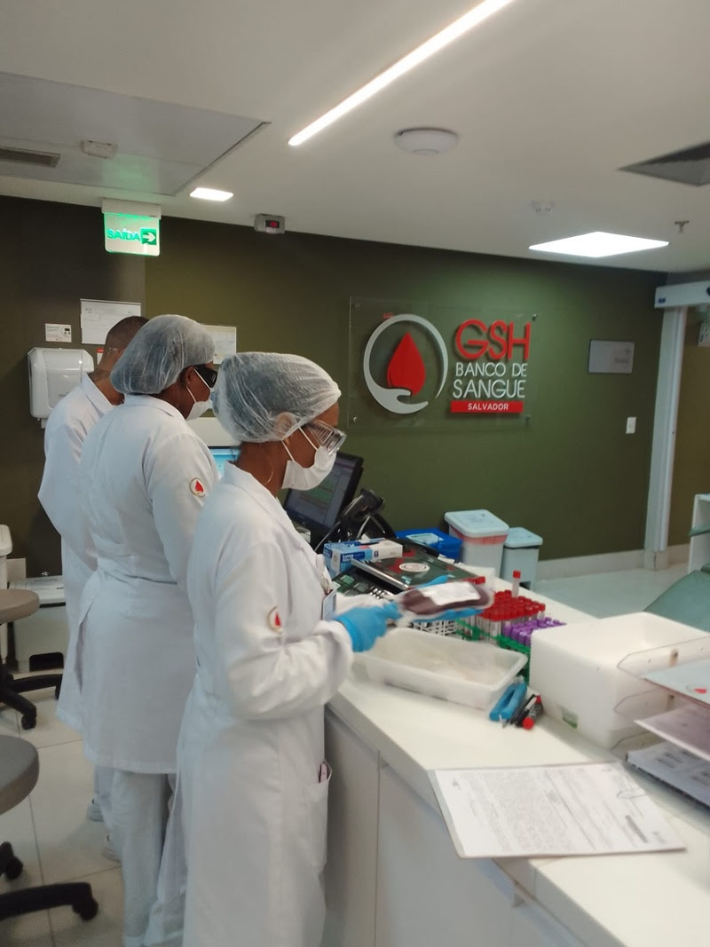 URGENTE: GSH Banco de Sangue de Salvador reforça pedido de doações dos tipos A-, O+ e O-